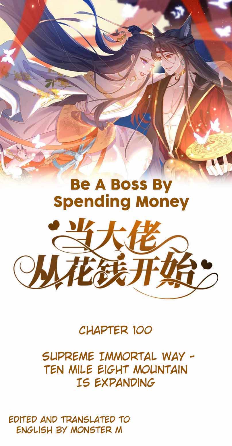 Becoming a Big Boss Starts with Spending Money Chapter 100 - Page 1