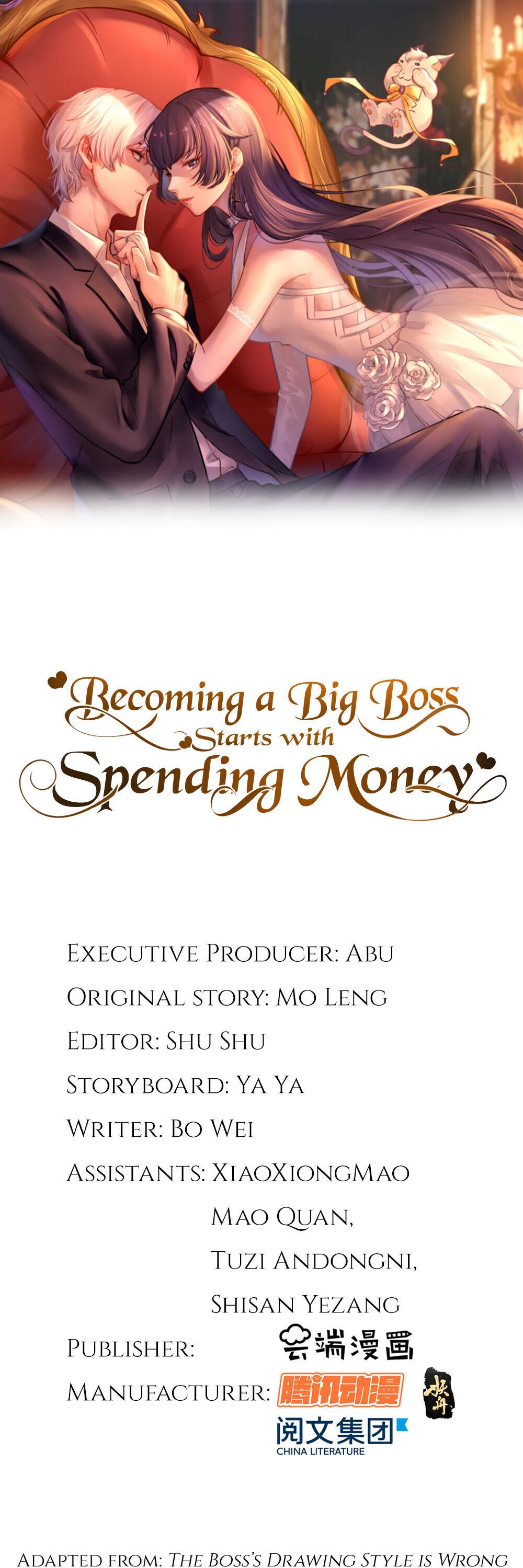Becoming a Big Boss Starts with Spending Money Chapter 4 - Page 1
