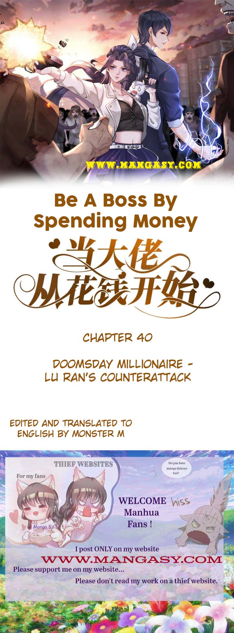Becoming a Big Boss Starts with Spending Money Chapter 40 - Page 1