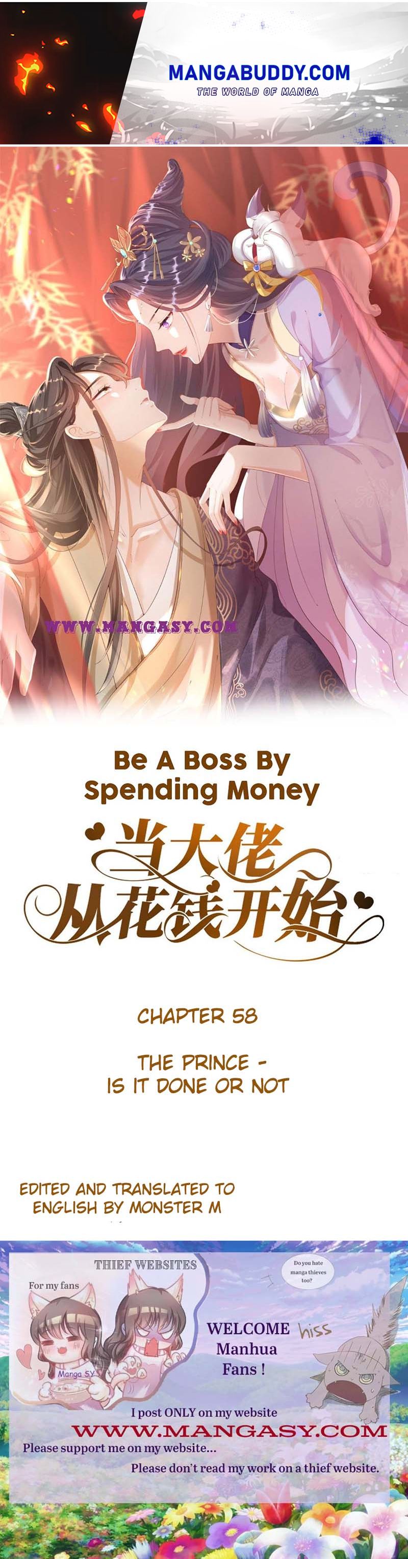 Becoming a Big Boss Starts with Spending Money Chapter 58 - Page 1
