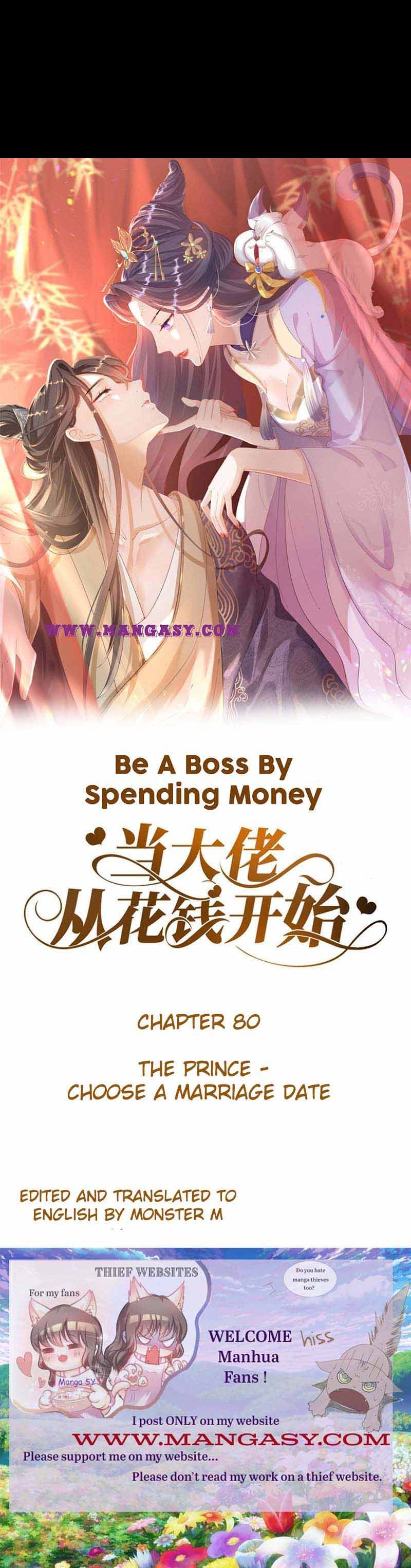 Becoming a Big Boss Starts with Spending Money Chapter 80 - Page 1