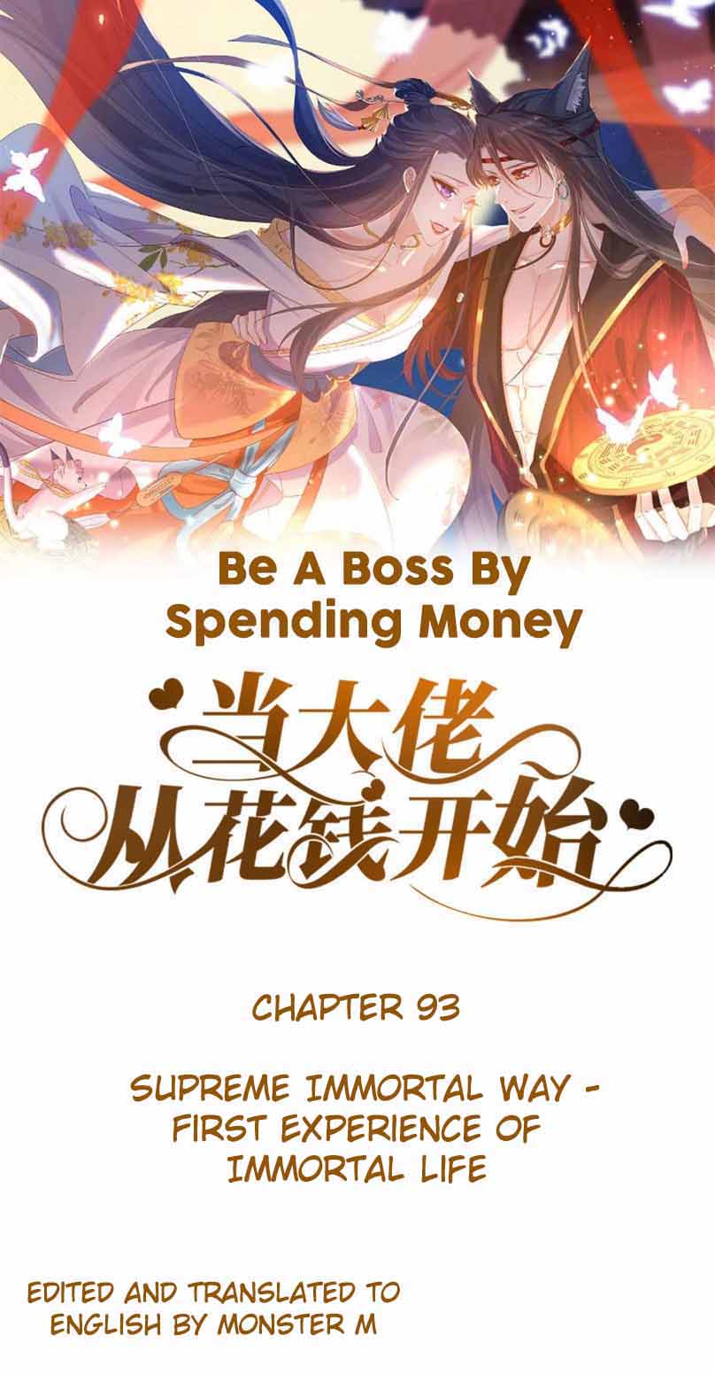 Becoming a Big Boss Starts with Spending Money Chapter 93 - Page 1