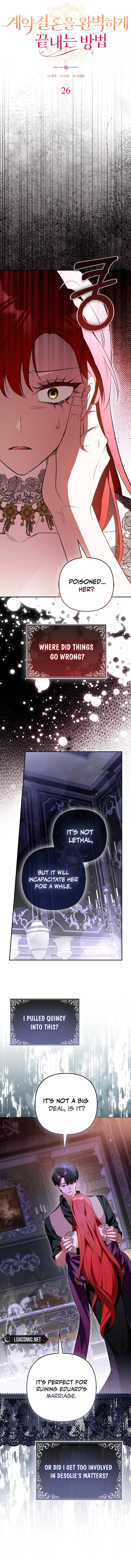 How to Perfectly End a Contract Marriage Chapter 26 - Page 8