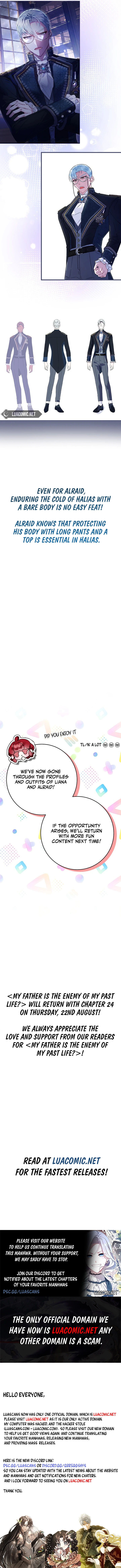 My Father Is the Enemy of My Past Life? Chapter 23.5 - Page 3