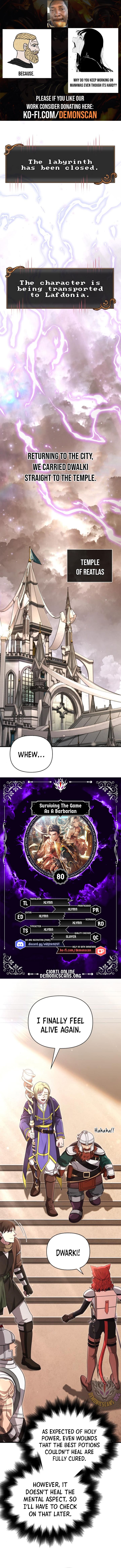 Surviving The Game as a Barbarian Chapter 80 - Page 1