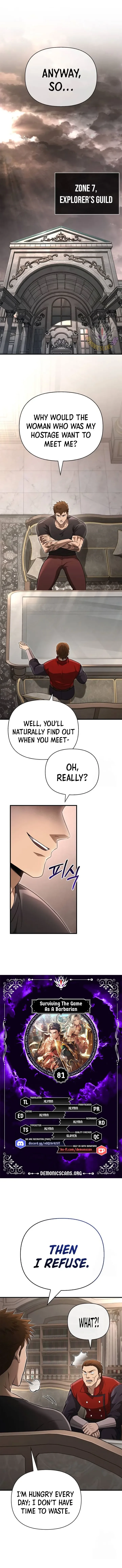 Surviving The Game as a Barbarian Chapter 81 - Page 1
