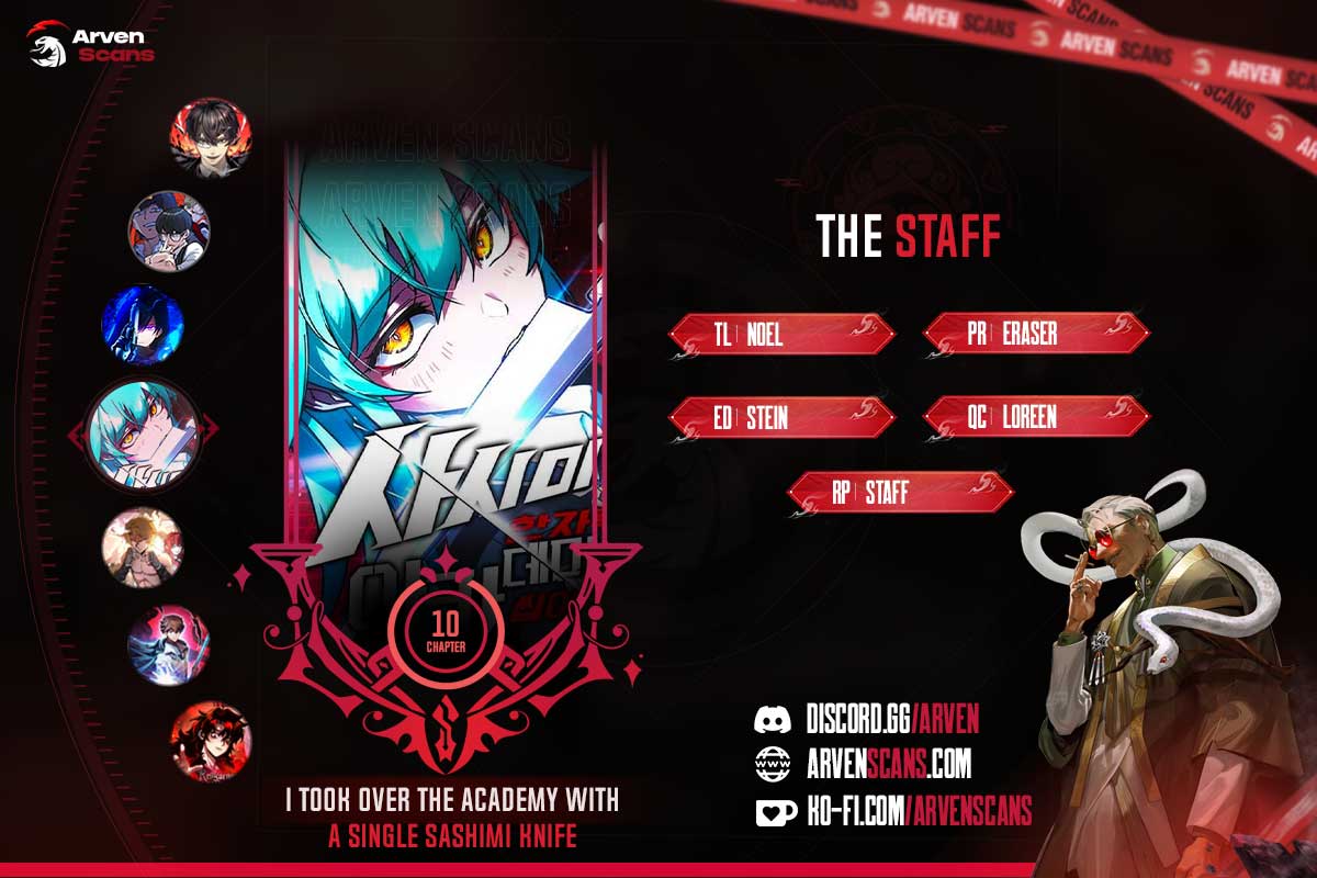Conquering the Academy with Just a Sashimi Knife Chapter 10 - Page 1