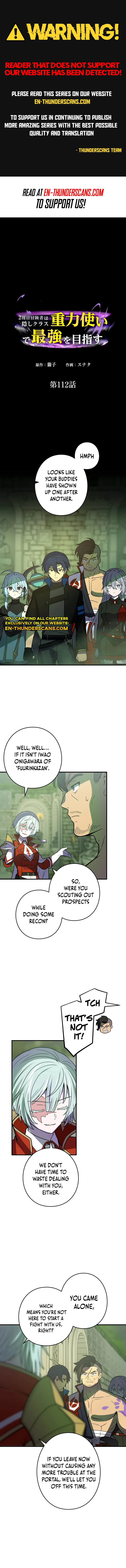 Reborn Ranker – Gravity User Chapter 112 - Page 1