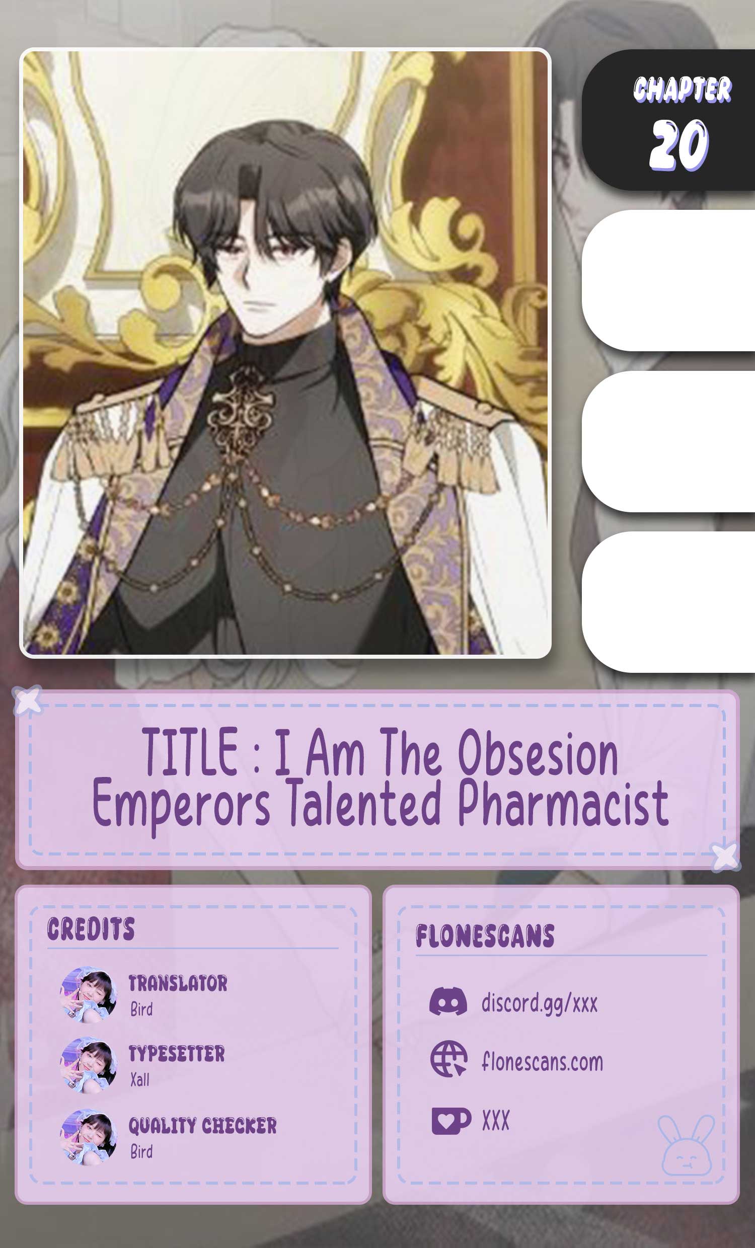 The Obsessive Emperor’s Capable Pharmacist Chapter 20 - Page 1