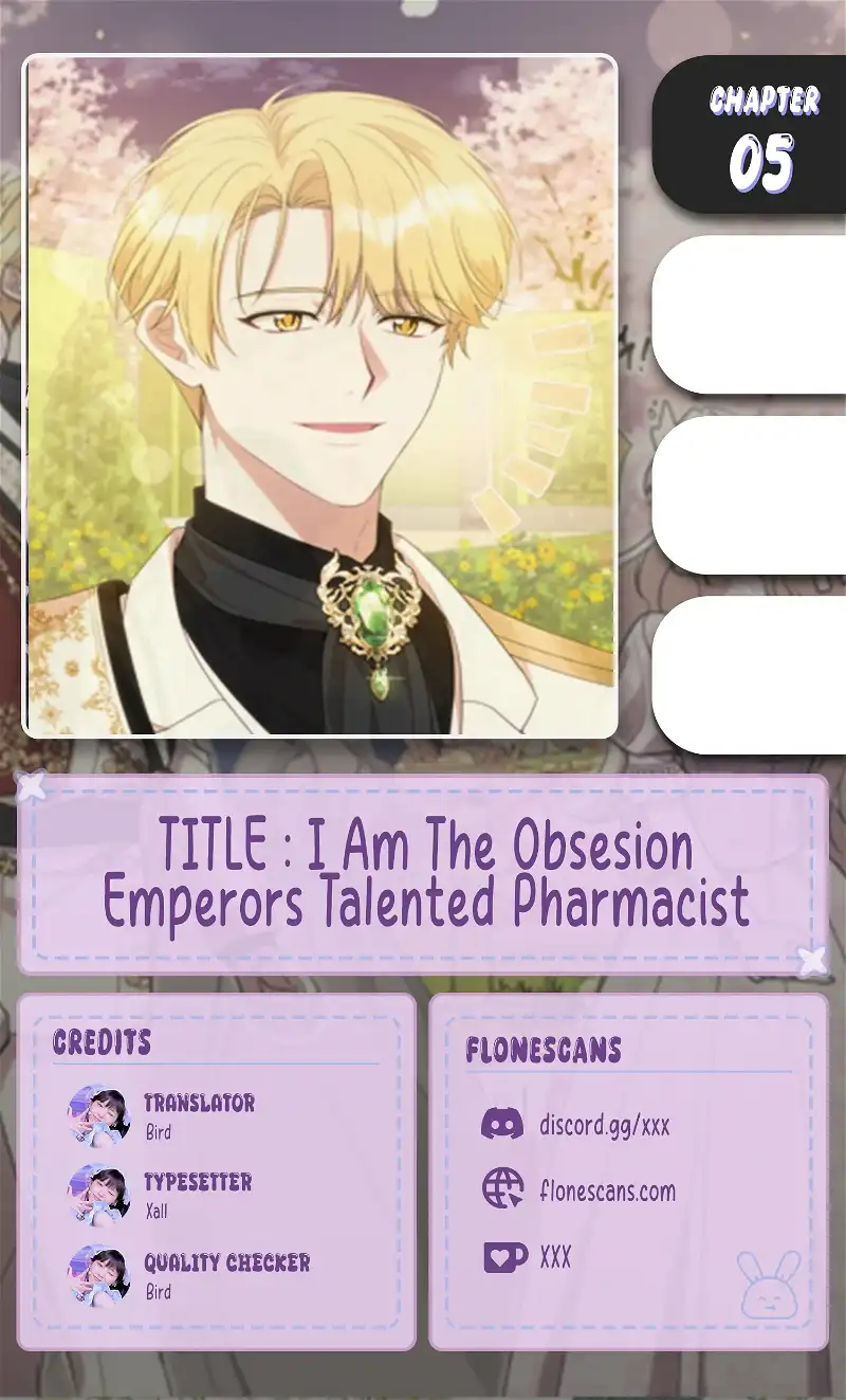 The Obsessive Emperor’s Capable Pharmacist Chapter 5 - Page 1