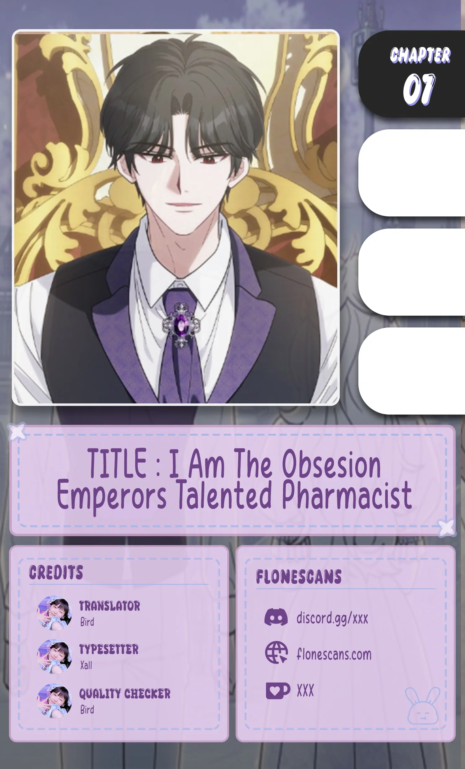 The Obsessive Emperor’s Capable Pharmacist Chapter 7 - Page 1