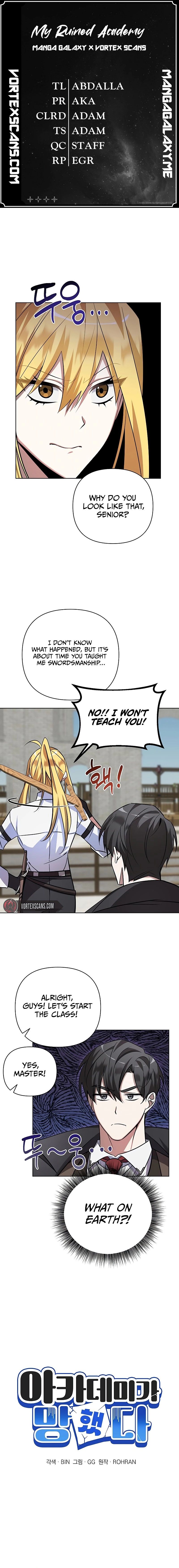 My Ruined Academy Chapter 4 - Page 1