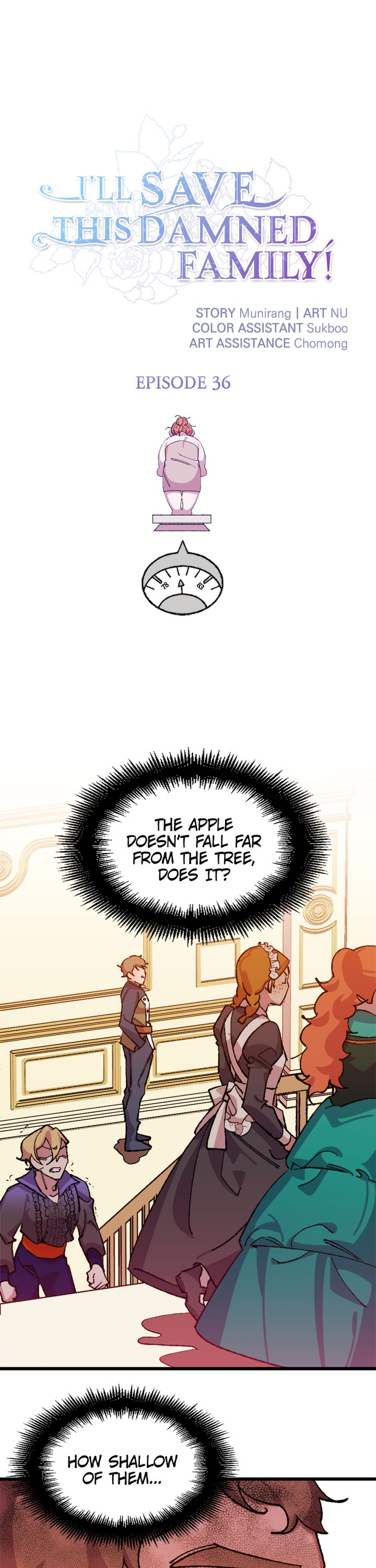 I’ll Save a Decent Family Chapter 36 - Page 1