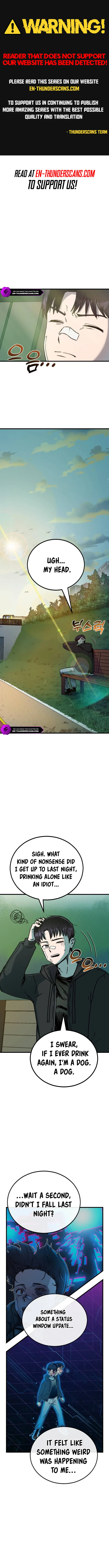 My Status Window is on Strike Chapter 1 - Page 1