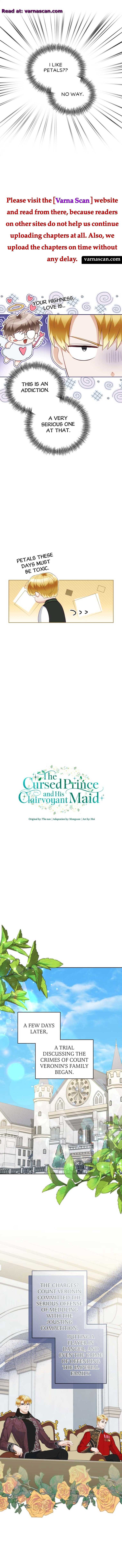 The Cursed Prince and His Clairvoyant Maid Chapter 34 - Page 9