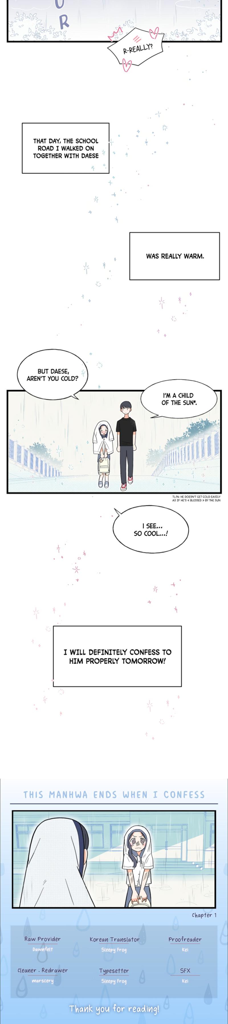 This Manhwa Ends When I Confess Chapter 1 - Page 11