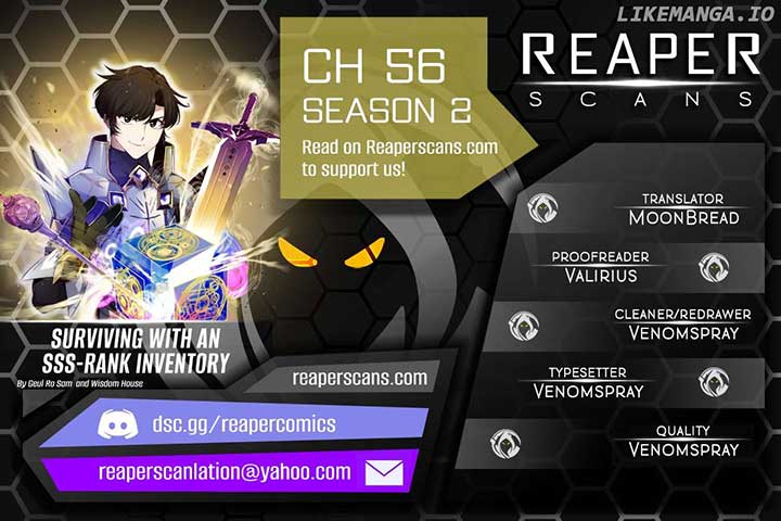 Surviving with an SSS-Rank Inventory Chapter 56 - Page 1