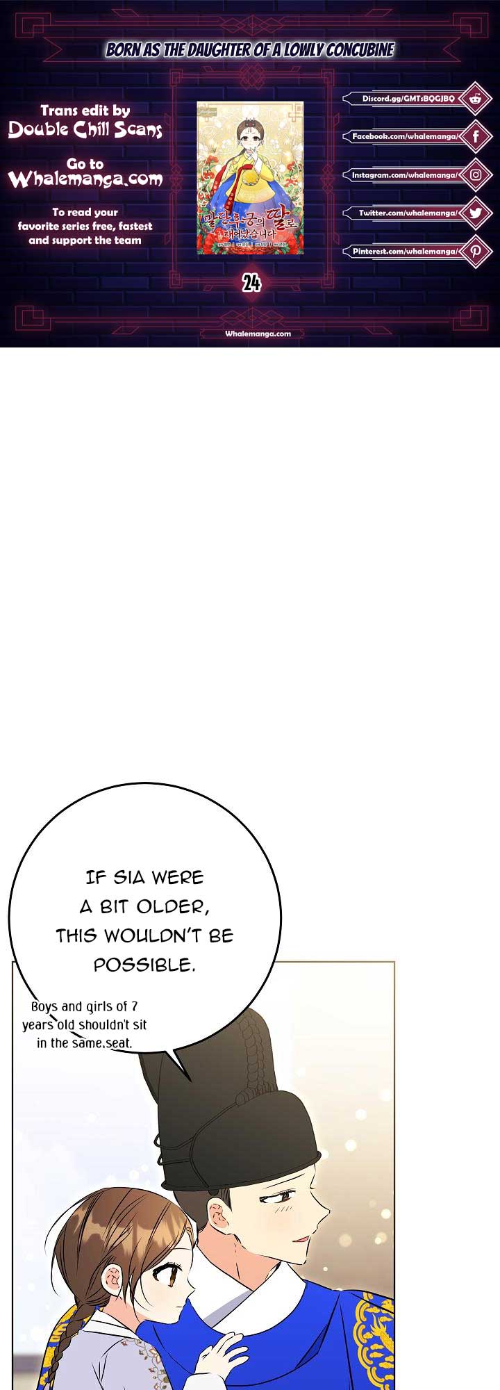 Born As The Daughter of a Lowly Concubine Chapter 24 - Page 1