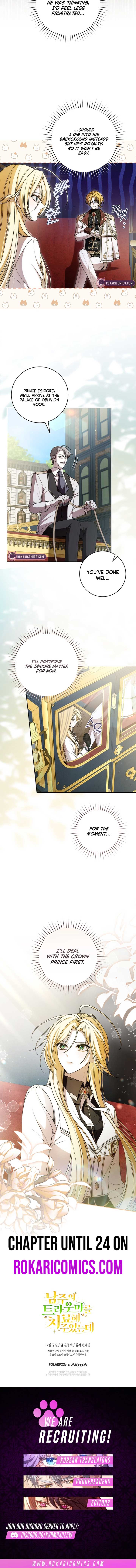 I Healed The Male Lead’s Trauma Chapter 23 - Page 13