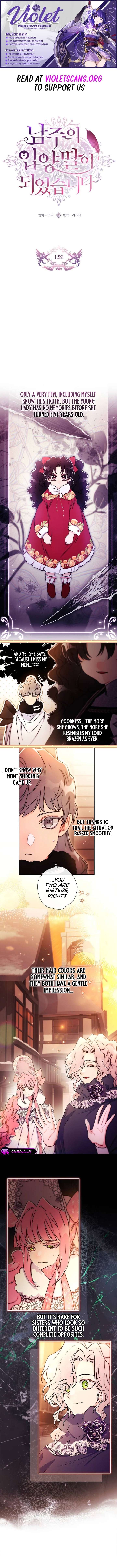 I Became the Male Lead’s Adopted Daughter Chapter 139 - Page 1