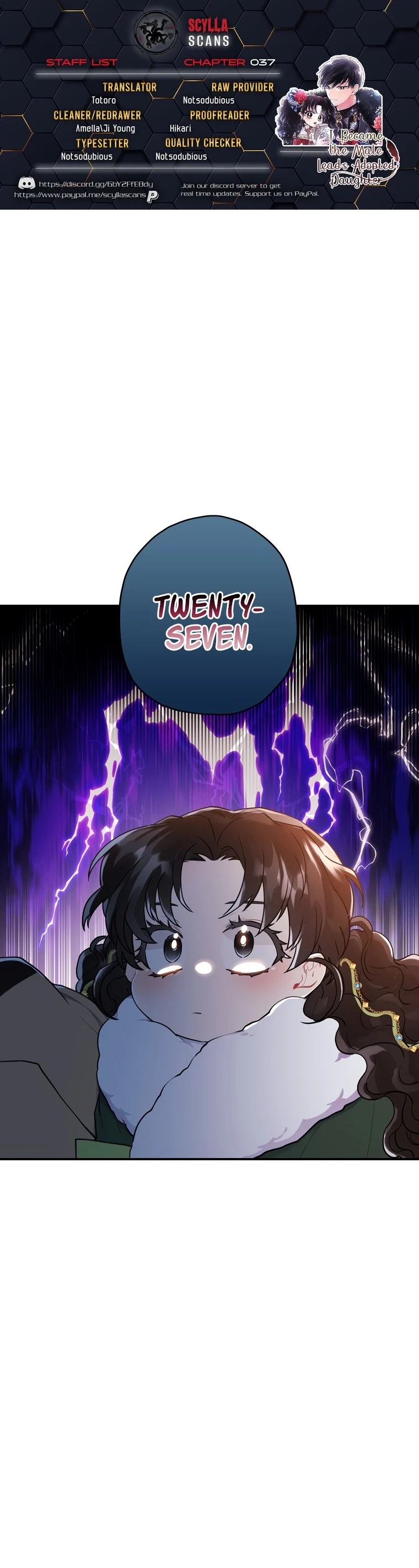 I Became the Male Lead’s Adopted Daughter Chapter 37 - Page 1