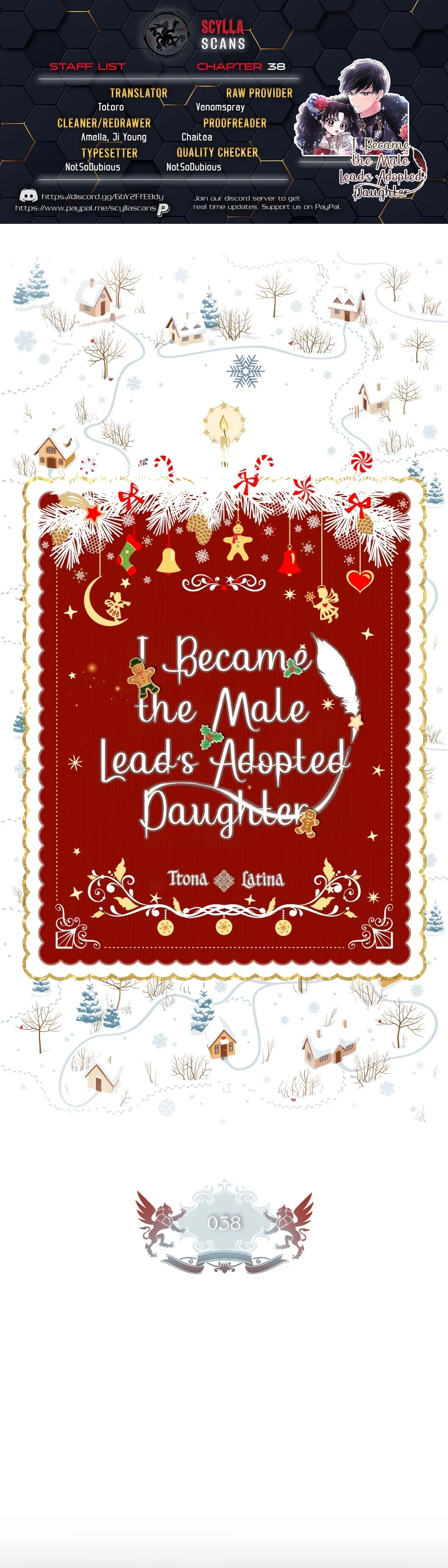 I Became the Male Lead’s Adopted Daughter Chapter 38 - Page 1
