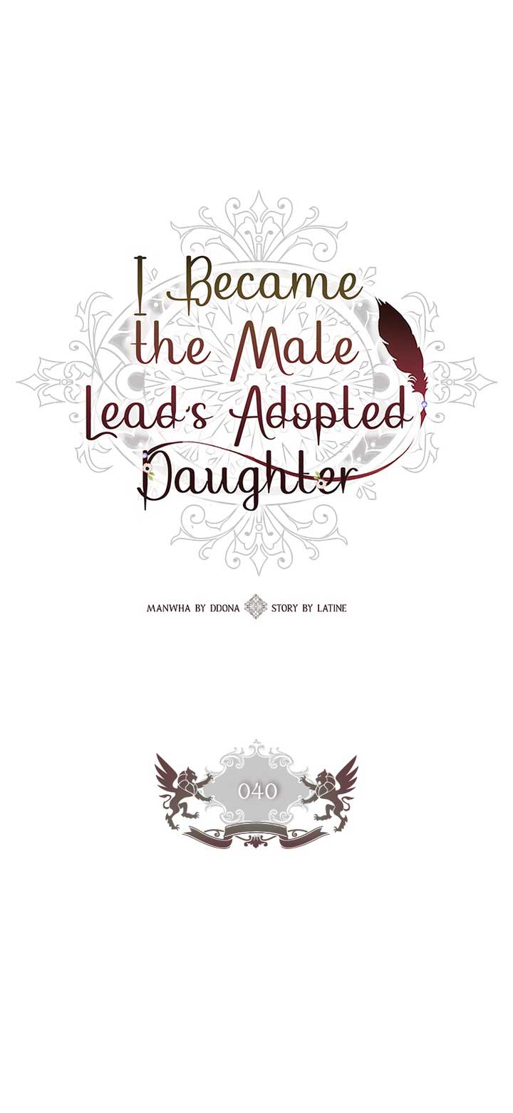 I Became the Male Lead’s Adopted Daughter Chapter 40 - Page 1