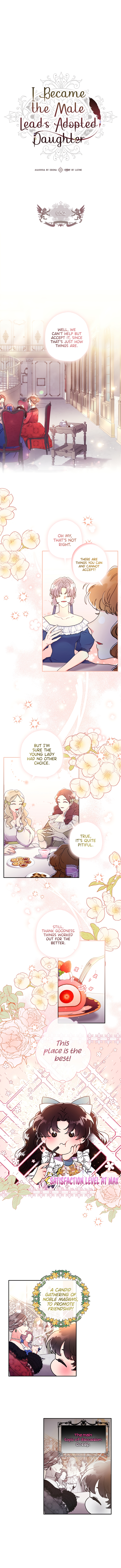 I Became the Male Lead’s Adopted Daughter Chapter 52 - Page 1