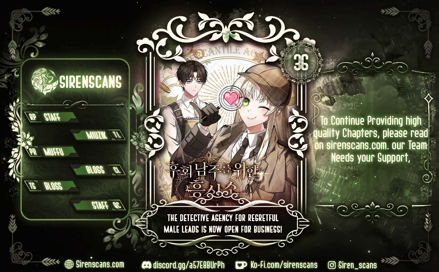 Thriving Agency for Regretful Male Leads in Full Operation! Chapter 36 - Page 1