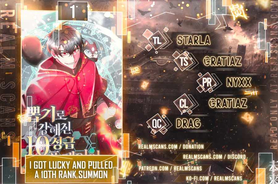 I Got Lucky and Pulled a 10th Rank Summon Chapter 1 - Page 1
