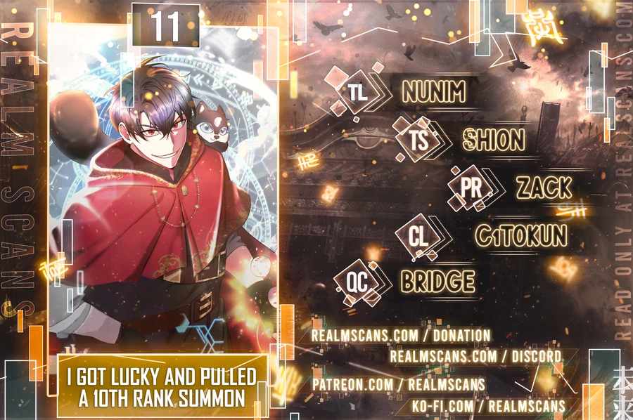 I Got Lucky and Pulled a 10th Rank Summon Chapter 11 - Page 1