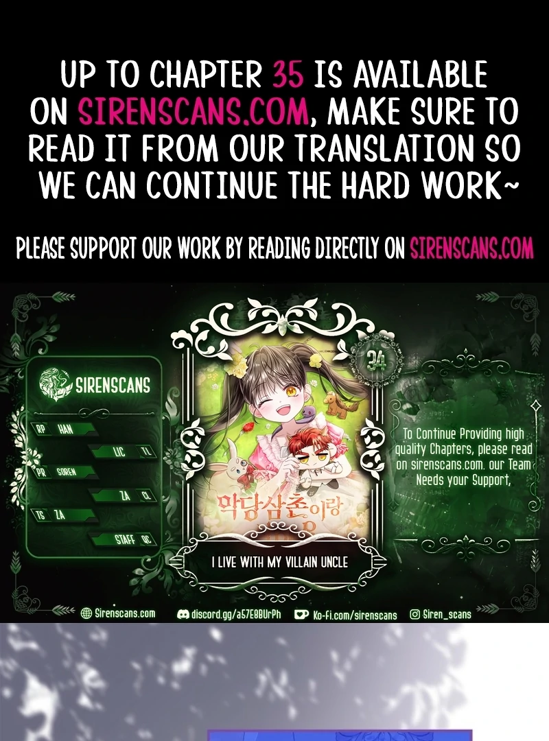 I Live with My Villain Uncle Chapter 34 - Page 1