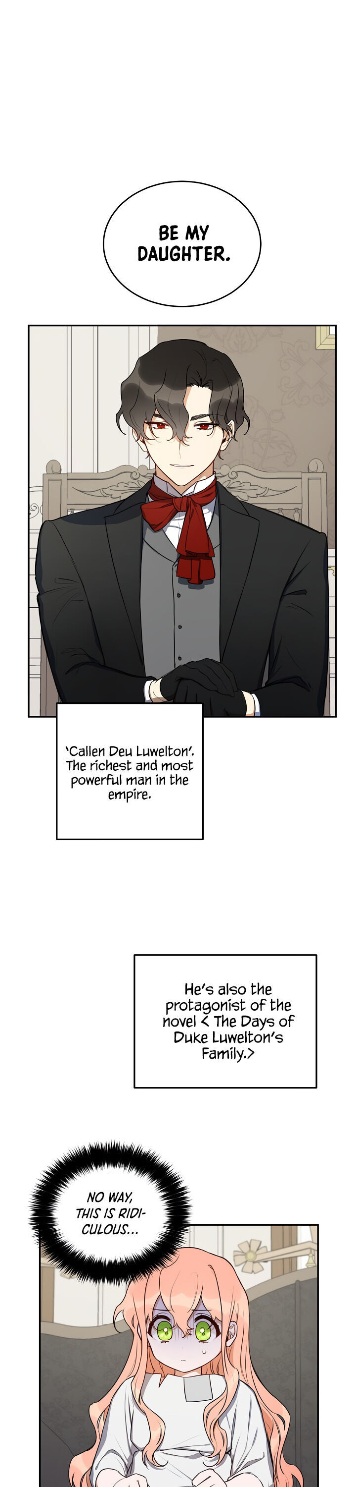 How To Become A Dark Hero’s Daughter Chapter 1 - Page 2