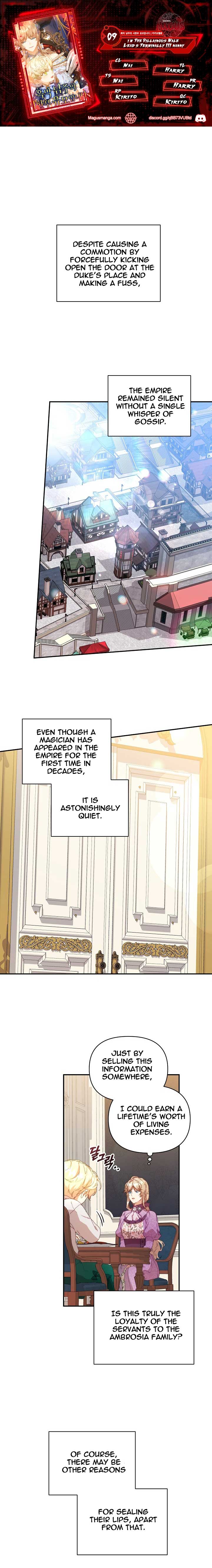 I’m the Villainous Male Lead’s Terminally Ill Aunt Chapter 9 - Page 1