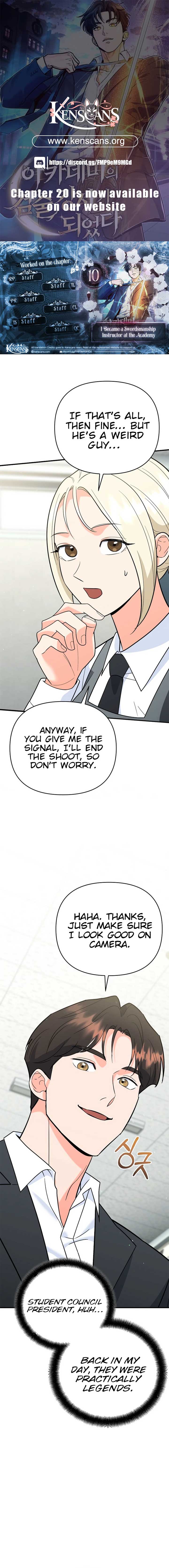 I Became a Swordsmanship Instructor at the Academy Chapter 10 - Page 1