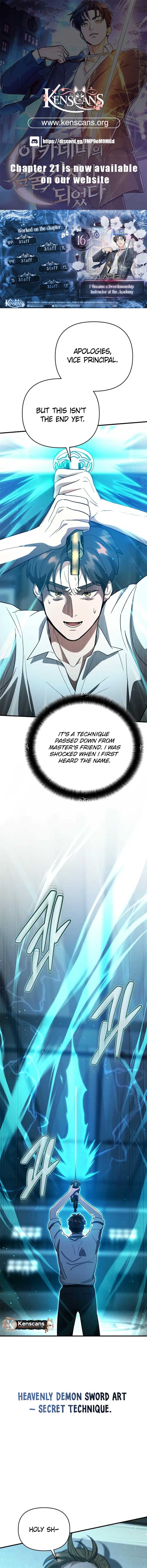 I Became a Swordsmanship Instructor at the Academy Chapter 16 - Page 1