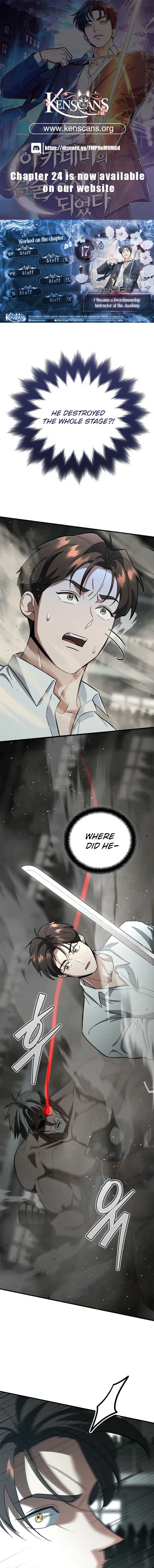I Became a Swordsmanship Instructor at the Academy Chapter 17 - Page 1