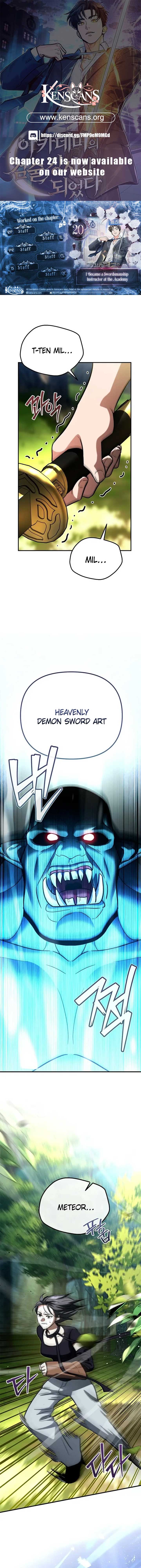 I Became a Swordsmanship Instructor at the Academy Chapter 20 - Page 1