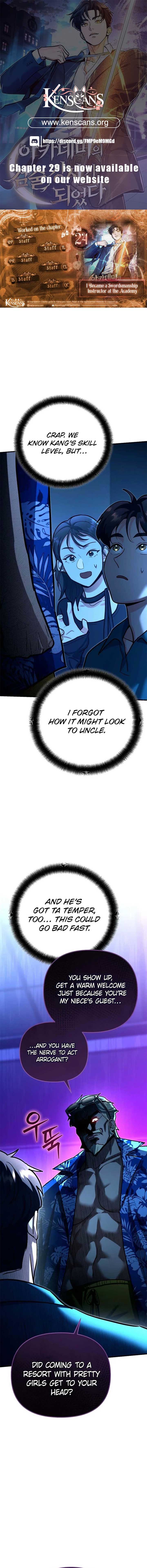 I Became a Swordsmanship Instructor at the Academy Chapter 24 - Page 1