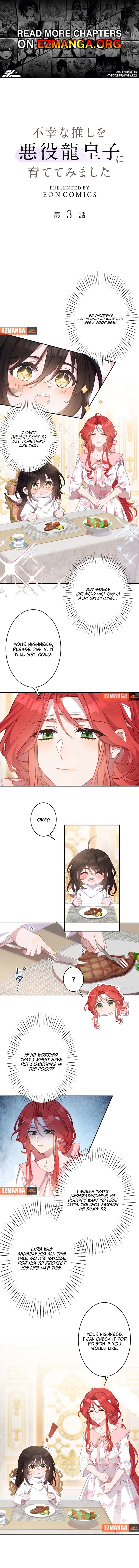 I Tried Raising My Unfortunate Favorite Character into a Villainous Dragon Prince Chapter 3 - Page 1