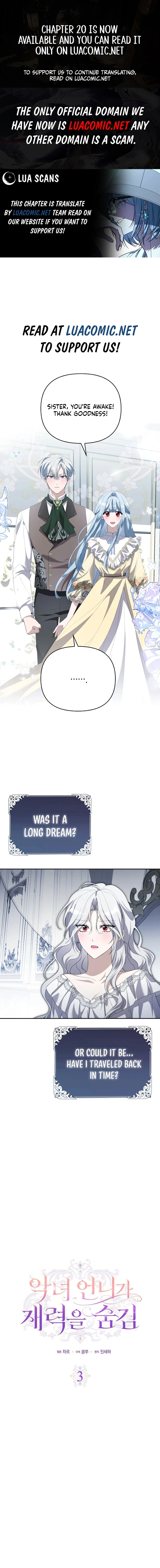 The Villainess Hides Her Wealth Chapter 3 - Page 1