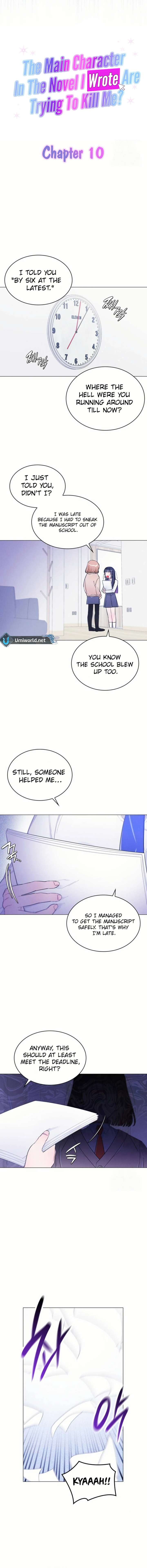The Main Character In The Novel I Wrote Are Trying To Kill Me? Chapter 10 - Page 3