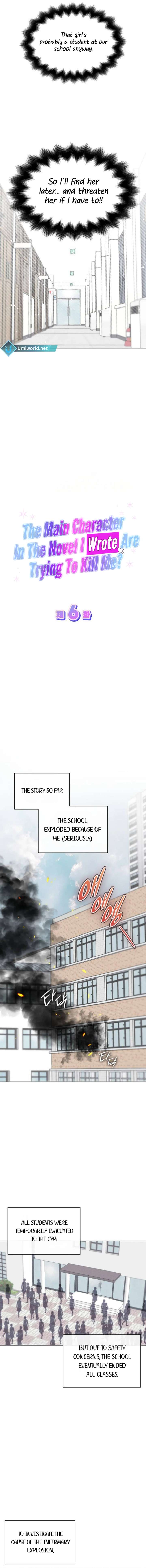 The Main Character In The Novel I Wrote Are Trying To Kill Me? Chapter 6 - Page 7
