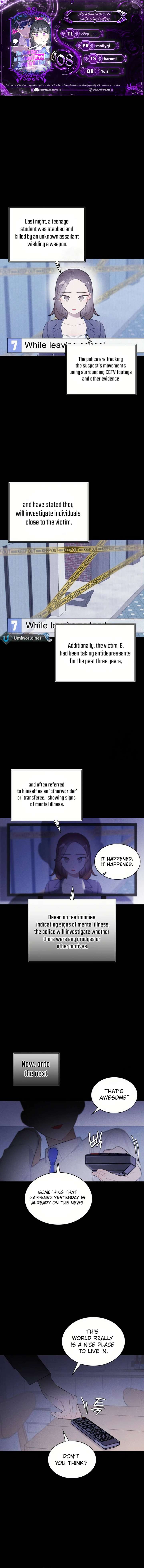 The Main Character In The Novel I Wrote Are Trying To Kill Me? Chapter 8 - Page 1