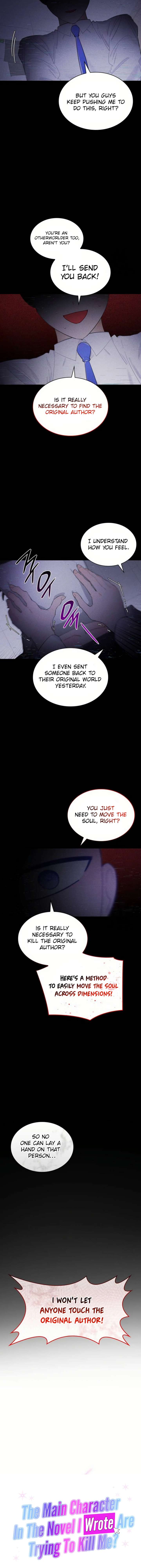 The Main Character In The Novel I Wrote Are Trying To Kill Me? Chapter 8 - Page 3