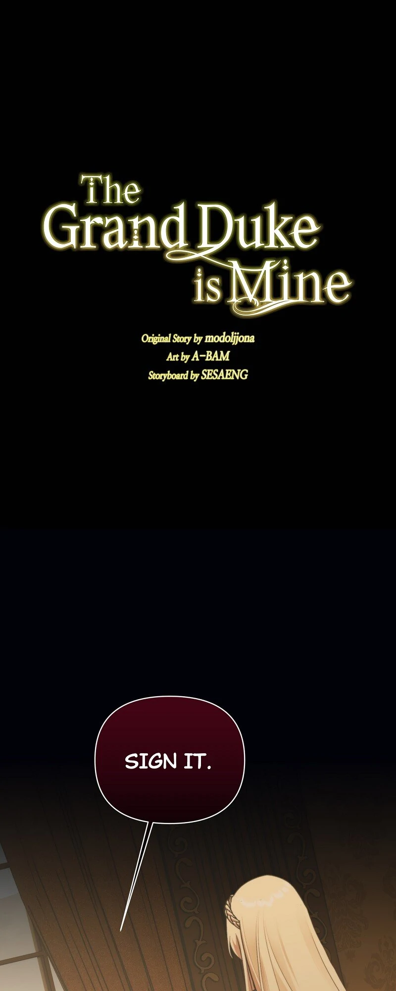 The Grand Duke is Mine Chapter 74 - Page 1