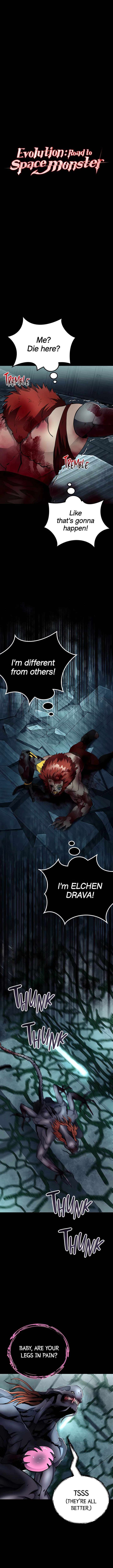 I Became an Evolving Space Monster Chapter 49 - Page 1