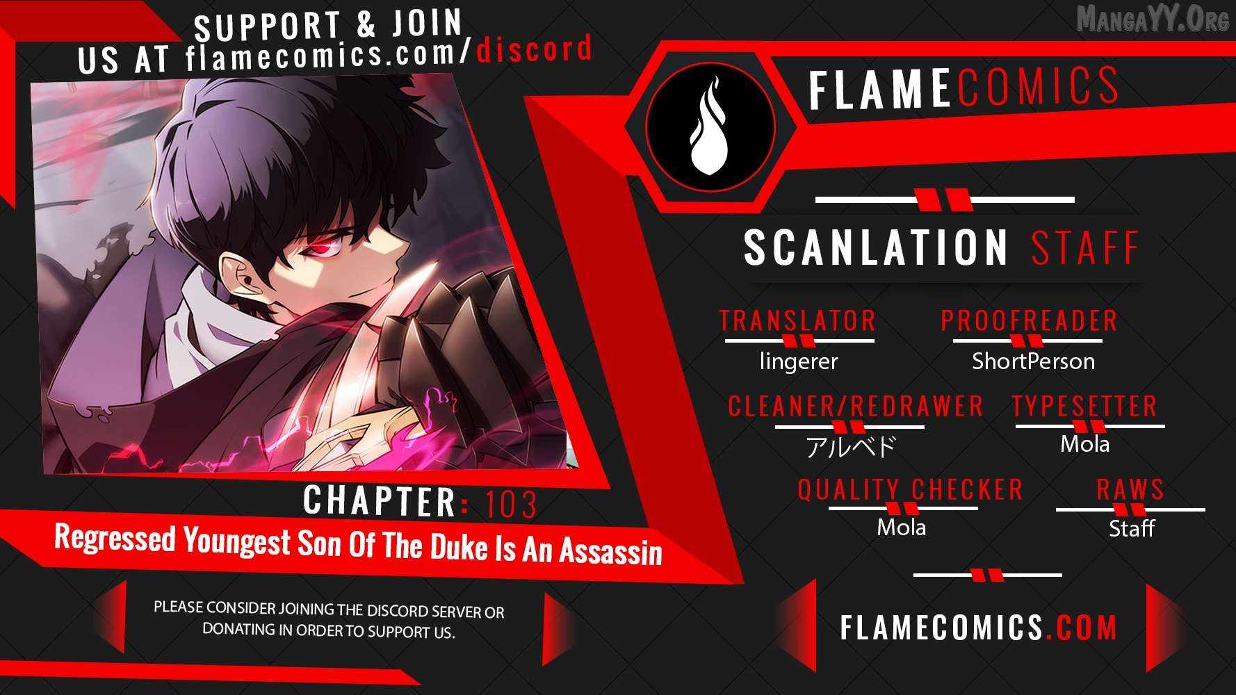 The Regressed Son of a Duke is an Assassin Chapter 103 - Page 1