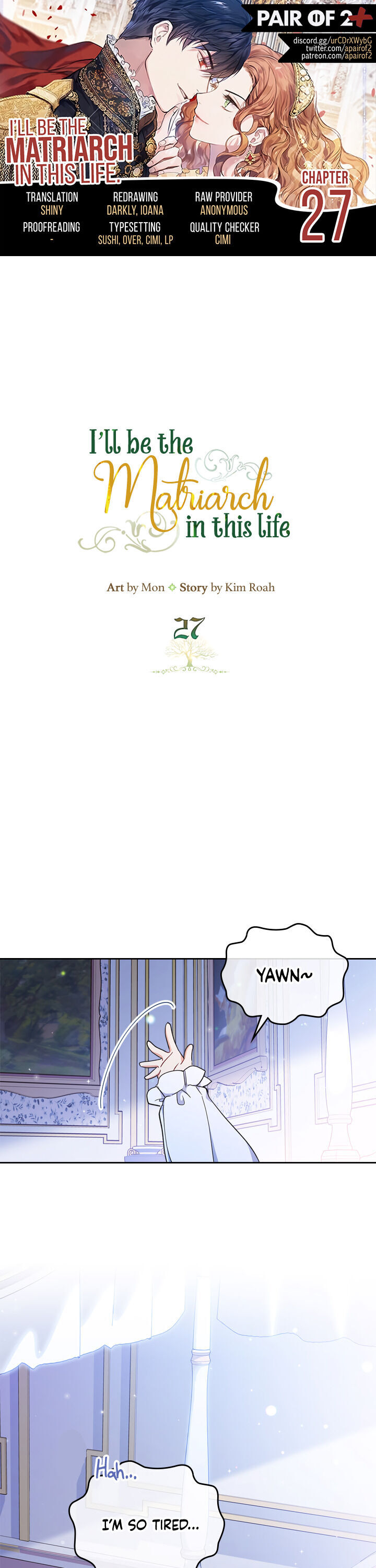I’ll Be The Matriarch In This Life Chapter 27 - Page 1