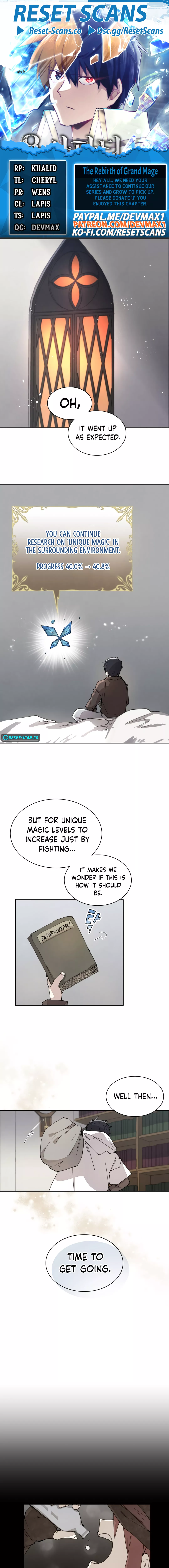 The Great Mage of the Hero’s Party Reincarnates Chapter 59 - Page 1